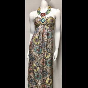 100% Silk Summer Dress (Size Small)